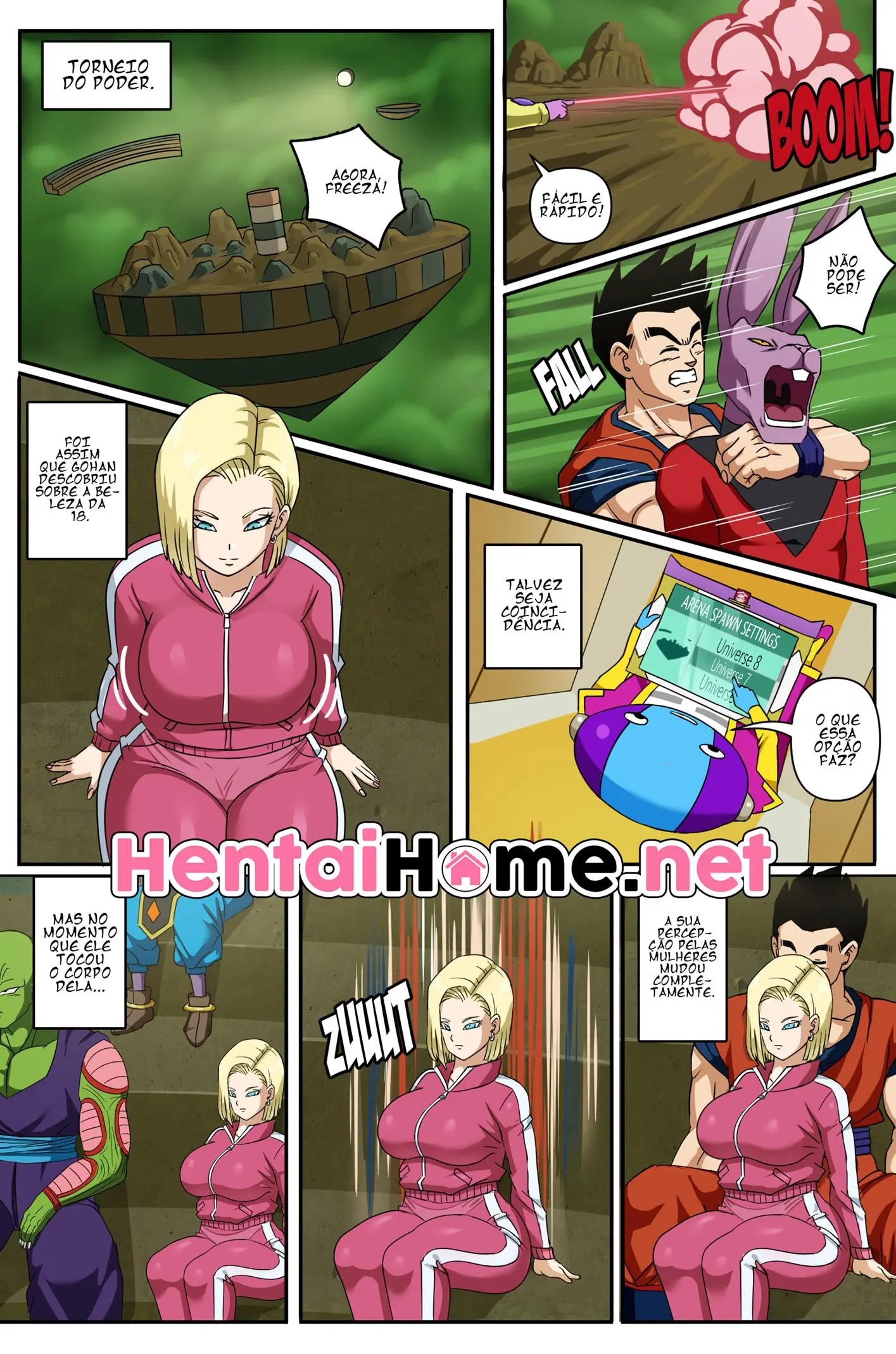 Android 18 e Gohan Parte 2