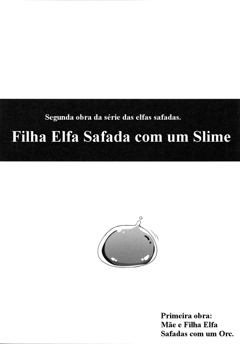 Filha Elfa Safada com um Slime